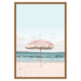 Art Prints Unique Pink Umbrella Printed Wall Art