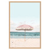Art Prints Unique Pink Umbrella Printed Wall Art