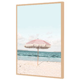 Art Prints Unique Pink Umbrella Printed Wall Art