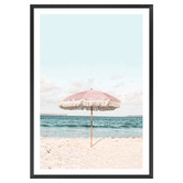 Art Prints Unique Pink Umbrella Printed Wall Art