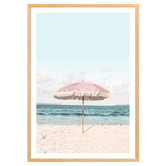 Art Prints Unique Pink Umbrella Printed Wall Art
