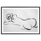 Art Prints Unique Big Bottomed Nude Printed Wall Art