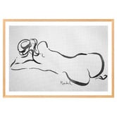 Art Prints Unique Big Bottomed Nude Printed Wall Art