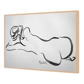 Art Prints Unique Big Bottomed Nude Printed Wall Art