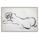 Art Prints Unique Big Bottomed Nude Printed Wall Art