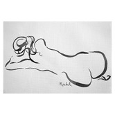 Art Prints Unique Big Bottomed Nude Printed Wall Art