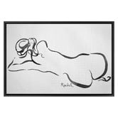 Art Prints Unique Big Bottomed Nude Printed Wall Art