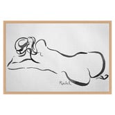 Art Prints Unique Big Bottomed Nude Printed Wall Art