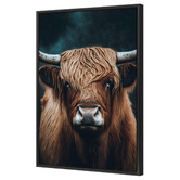 Art Prints Unique Highland Cow Printed Wall Art