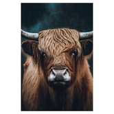 Art Prints Unique Highland Cow Printed Wall Art