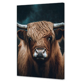 Art Prints Unique Highland Cow Printed Wall Art
