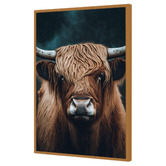 Art Prints Unique Highland Cow Printed Wall Art
