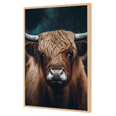 Art Prints Unique Highland Cow Printed Wall Art