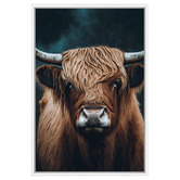 Art Prints Unique Highland Cow Printed Wall Art