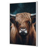 Art Prints Unique Highland Cow Printed Wall Art