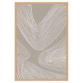 Art Prints Unique Swirl I Printed Wall Art