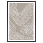 Art Prints Unique Swirl I Printed Wall Art
