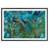 Art Prints Unique Jungle Birds Garden I Printed Wall Art