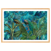 Art Prints Unique Jungle Birds Garden I Printed Wall Art