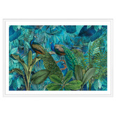 Art Prints Unique Jungle Birds Garden I Printed Wall Art
