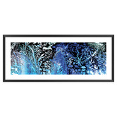 Art Prints Unique Fire Cracking Cobalt Printed Wall Art