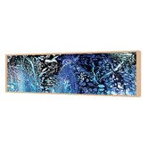Art Prints Unique Fire Cracking Cobalt Printed Wall Art