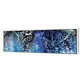 Art Prints Unique Fire Cracking Cobalt Printed Wall Art