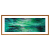 Art Prints Unique Green Southern Lights Printed Wall Art