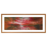 Art Prints Unique Mahogany Southern Lights Printed Wall Art