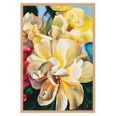 Art Prints Unique Golden Roses Printed Wall Art