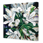 Art Prints Unique White Agapantha Printed Wall Art