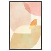 Art Prints Unique Aqua Shapes I Kopie Canvas Wall Art