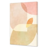 Art Prints Unique Aqua Shapes I Kopie Canvas Wall Art