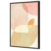 Art Prints Unique Aqua Shapes I Kopie Canvas Wall Art