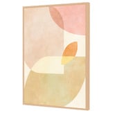 Art Prints Unique Aqua Shapes I Kopie Canvas Wall Art