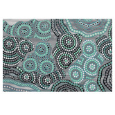 Art Prints Unique Teal Bahna Gratitude I Canvas Wall Art