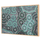 Art Prints Unique Teal Bahna Gratitude I Canvas Wall Art