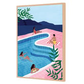 Art Prints Unique Pool Ladies Canvas Wall Art
