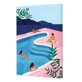 Art Prints Unique Pool Ladies Canvas Wall Art