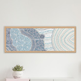 Art Prints Unique Blue Gwong Gung I Canvas Wall Art