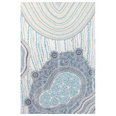 Art Prints Unique Blue Gwong Gung II Canvas Wall Art