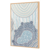 Art Prints Unique Blue Gwong Gung II Canvas Wall Art