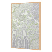 Art Prints Unique Emerald Green Janabi Nyubani II Canvas Wall Art