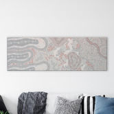 Art Prints Unique Pink Janabi Nyubani I Canvas Wall Art