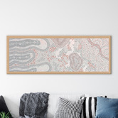 Art Prints Unique Pink Janabi Nyubani I Canvas Wall Art