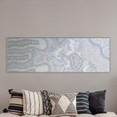 Art Prints Unique Blue Janabi Nyubani I Canvas Wall Art