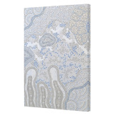 Art Prints Unique Blue Janabi Nyubani II Canvas Wall Art