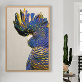 Art Prints Unique Cockatoo Crested Canvas Wall Art