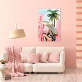 Art Prints Unique Palm Spring Printed Wall Art