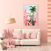 Art Prints Unique Palm Spring Printed Wall Art